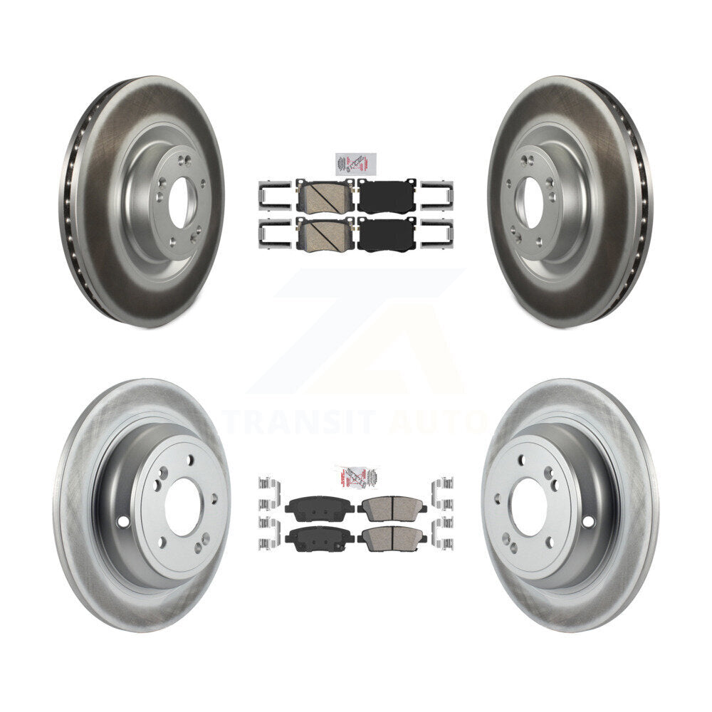 Transit Auto KGA-101110 Disc Brake Kit for 2015-2017 Genesis G80, Kia K900, Hyundai Genesis - Front and Rear