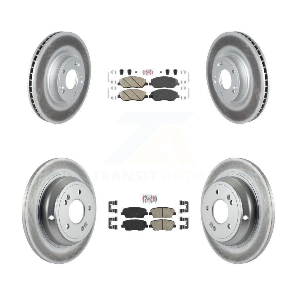 Transit Auto KGA-101113 Disc Brake Kit for 2009-2010 Hyundai Genesis - Front and Rear