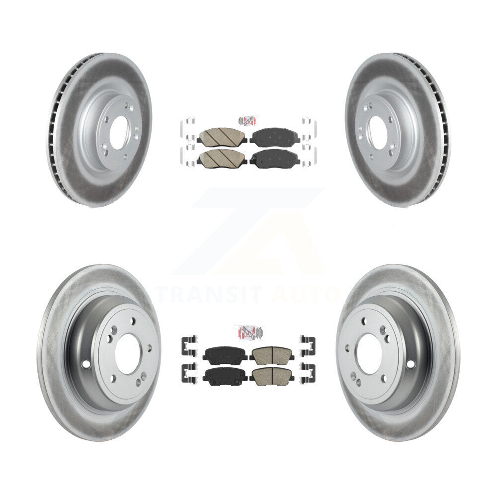 Transit Auto KGA-101114 Disc Brake Kit for 2009-2010 Hyundai Genesis - Front and Rear