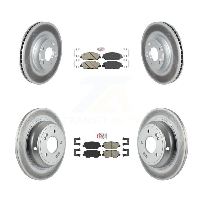 Transit Auto KGA-101114 Disc Brake Kit for 2009-2010 Hyundai Genesis - Front and Rear