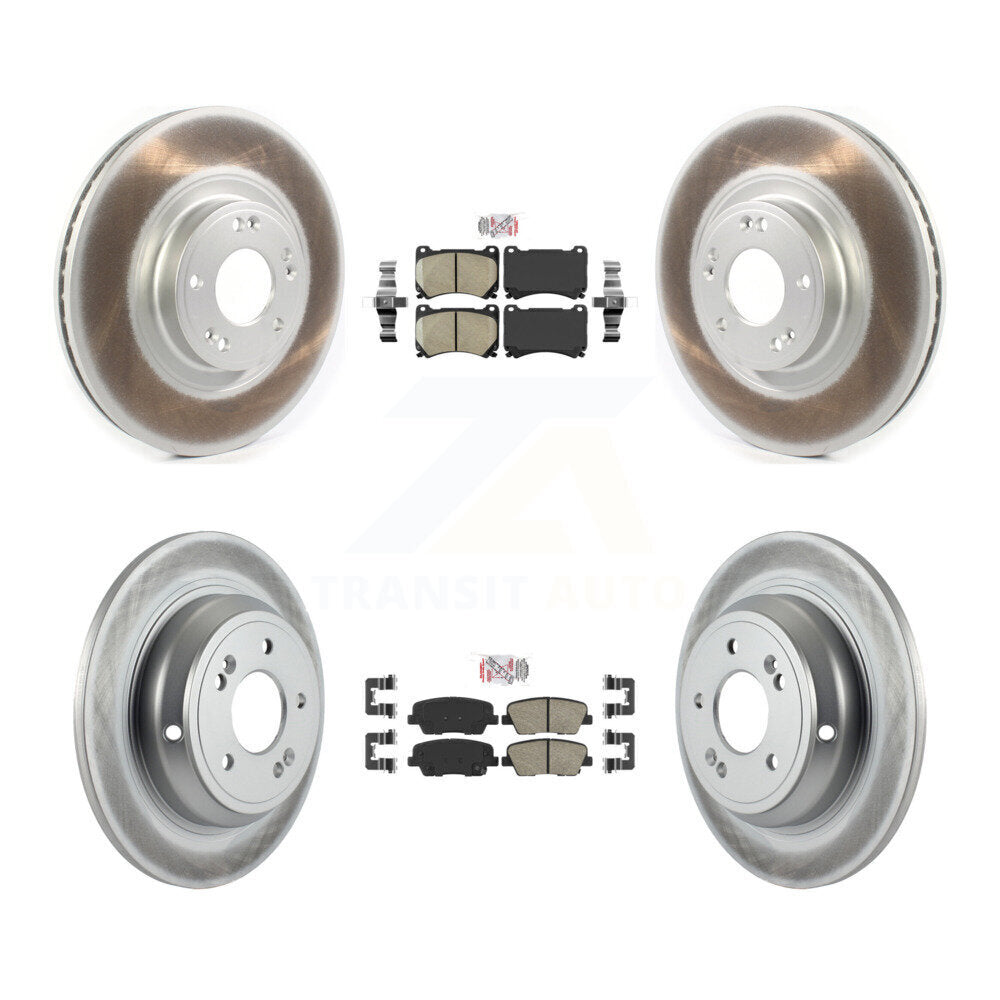Transit Auto KGA-101115 Disc Brake Kit for 2009-2010 Hyundai Genesis - Front and Rear