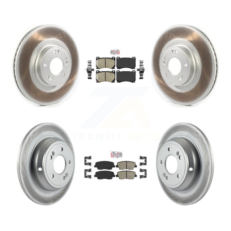 Transit Auto KGA-101115 Disc Brake Kit for 2009-2010 Hyundai Genesis - Front and Rear