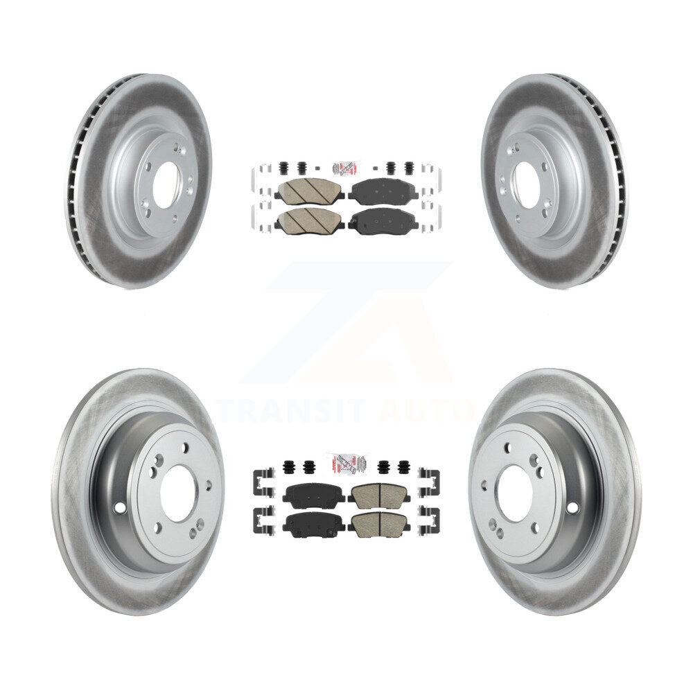Transit Auto KGA-101116 Disc Brake Kit for 2009-2010 Hyundai Genesis - Front and Rear