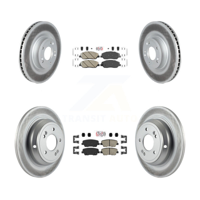 Transit Auto KGA-101116 Disc Brake Kit for 2009-2010 Hyundai Genesis - Front and Rear