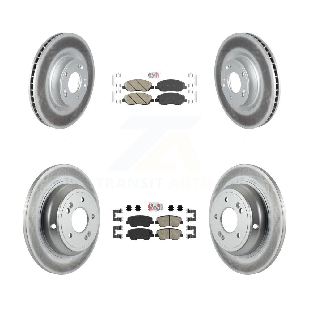 Transit Auto KGA-101117 Disc Brake Kit for 2009-2010 Hyundai Genesis - Front and Rear