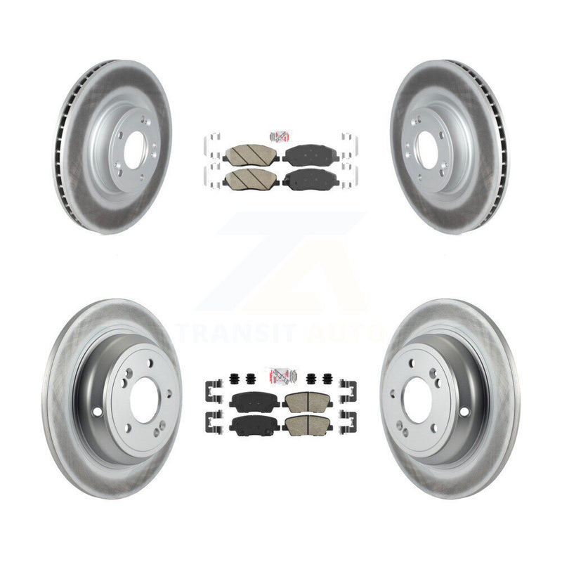 Transit Auto KGA-101117 Disc Brake Kit for 2009-2010 Hyundai Genesis - Front and Rear