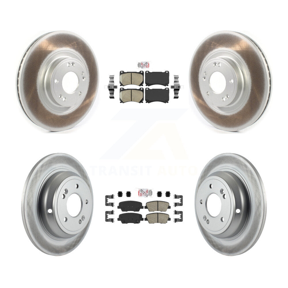 Transit Auto KGA-101118 Disc Brake Kit for 2009-2010 Hyundai Genesis - Front and Rear
