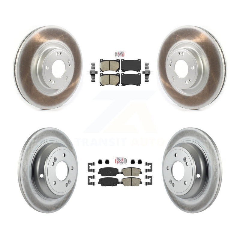 Transit Auto KGA-101118 Disc Brake Kit for 2009-2010 Hyundai Genesis - Front and Rear
