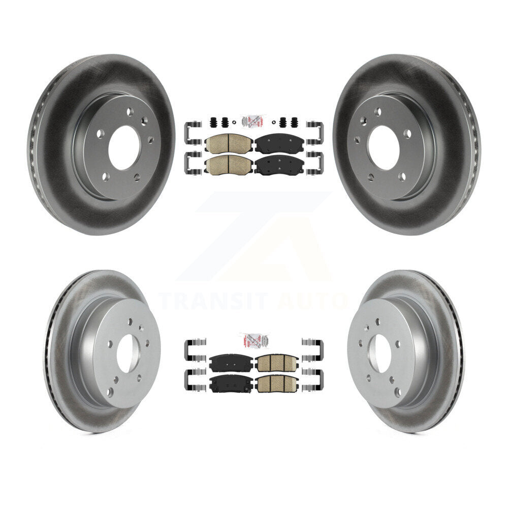 Transit Auto KGA-101119 Disc Brake Kit for 2007-2015 Chevrolet Captiva Sport, Saturn Vue and More - Front and Rear