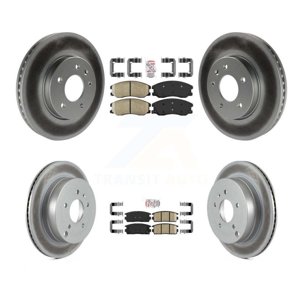 Transit Auto KGA-101120 Disc Brake Kit for 2007-2015 Chevrolet Captiva Sport, Saturn Vue and More - Front and Rear