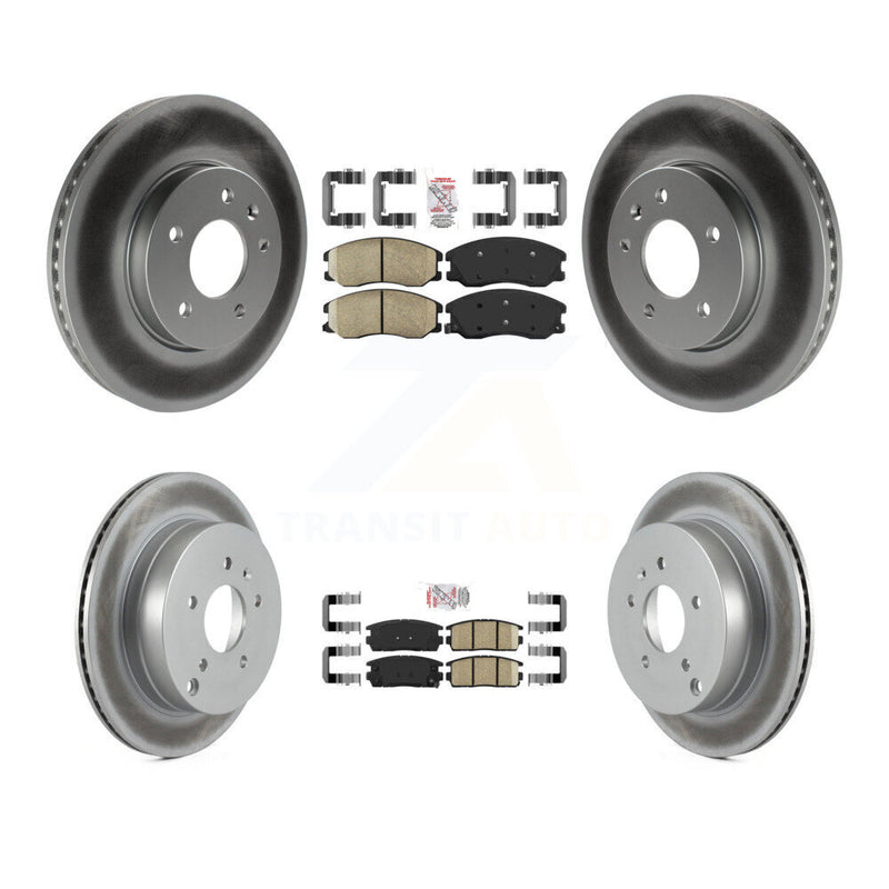 Transit Auto KGA-101120 Disc Brake Kit for 2007-2015 Chevrolet Captiva Sport, Saturn Vue and More - Front and Rear