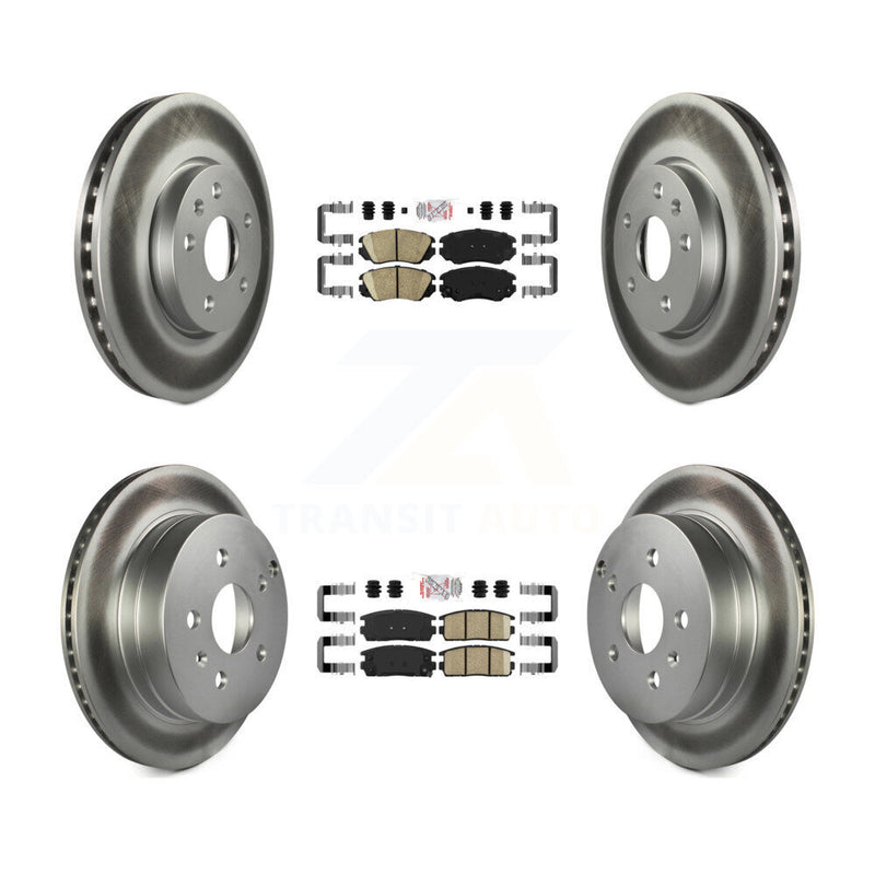 Transit Auto KGA-101125 Disc Brake Kit for 2010-2017 GMC Terrain, Chevrolet Equinox - Front and Rear