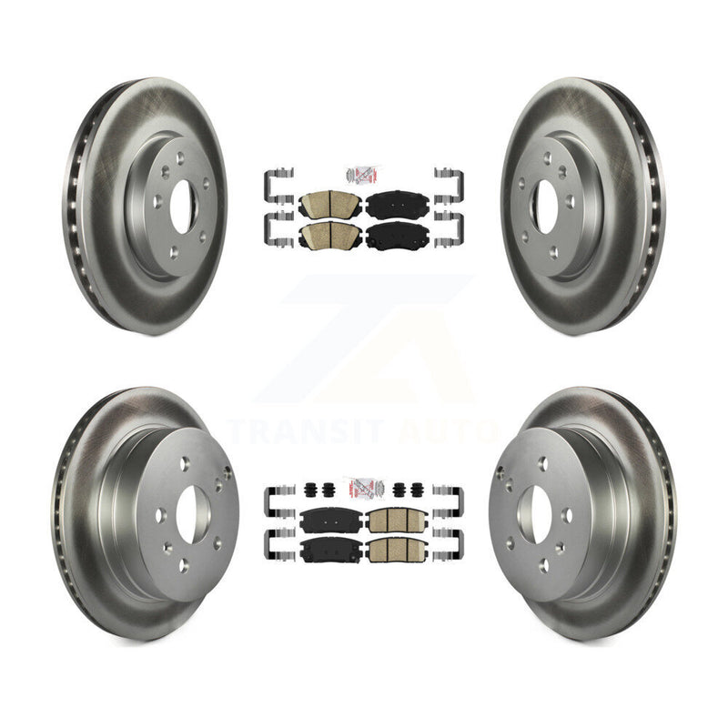 Transit Auto KGA-101126 Disc Brake Kit for 2010-2017 GMC Terrain, Chevrolet Equinox - Front and Rear