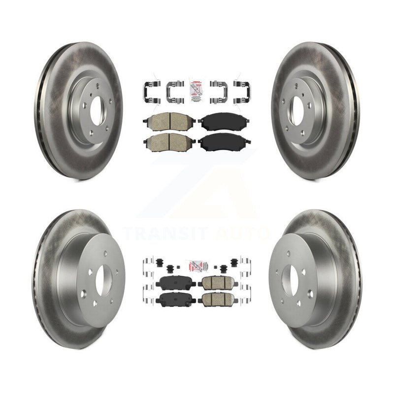 Transit Auto KGA-101136 Disc Brake Kit for 2011-2014 Nissan Murano - Front and Rear
