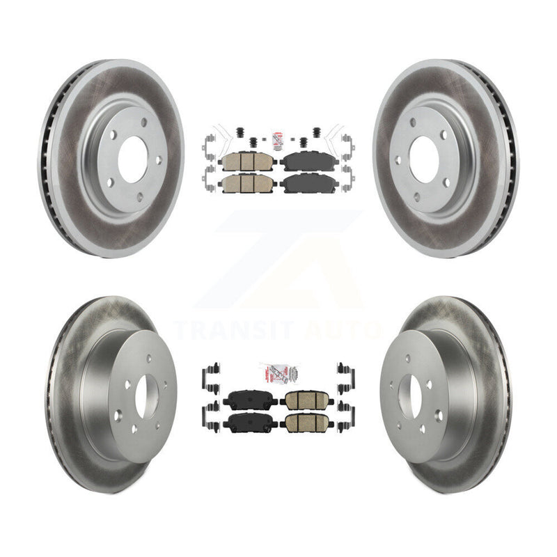 Transit Auto KGA-101139 Disc Brake Kit for 2011-2017 Nissan Quest - Front and Rear