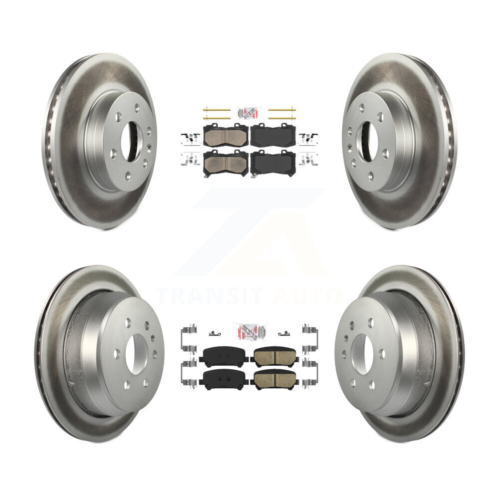 Transit Auto KGA-101151 Disc Brake Kit for 2015-2020 Chevrolet Colorado, GMC Canyon - Front and Rear