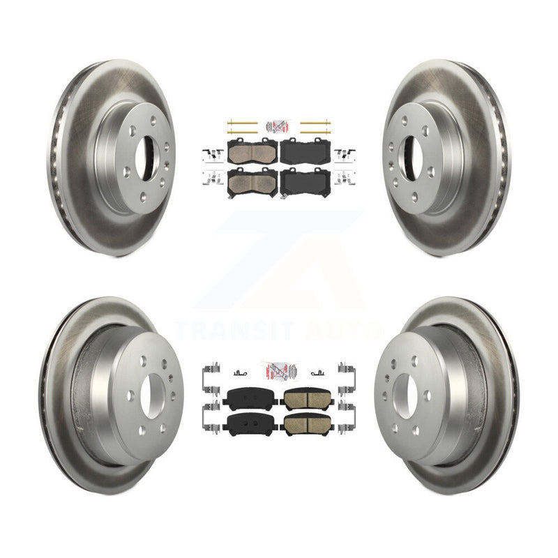 Transit Auto KGA-101151 Disc Brake Kit for 2015-2020 Chevrolet Colorado, GMC Canyon - Front and Rear