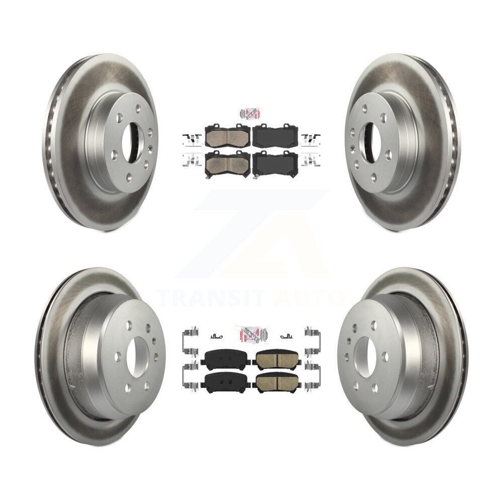 Transit Auto KGA-101152 Disc Brake Kit for 2015-2020 Chevrolet Colorado, GMC Canyon - Front and Rear