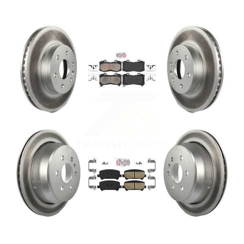 Transit Auto KGA-101152 Disc Brake Kit for 2015-2020 Chevrolet Colorado, GMC Canyon - Front and Rear