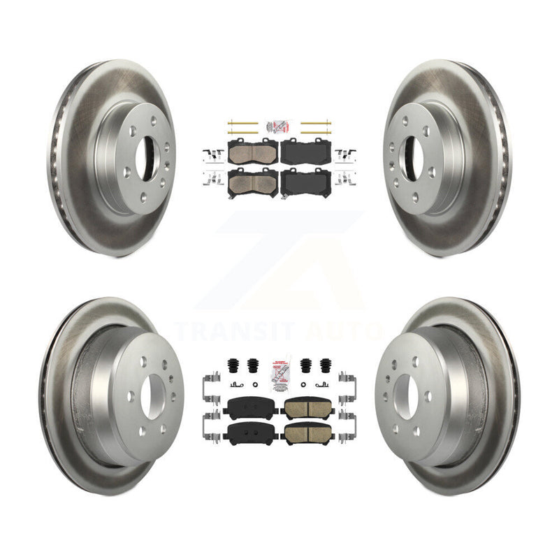 Transit Auto KGA-101153 Disc Brake Kit for 2015-2020 Chevrolet Colorado, GMC Canyon - Front and Rear