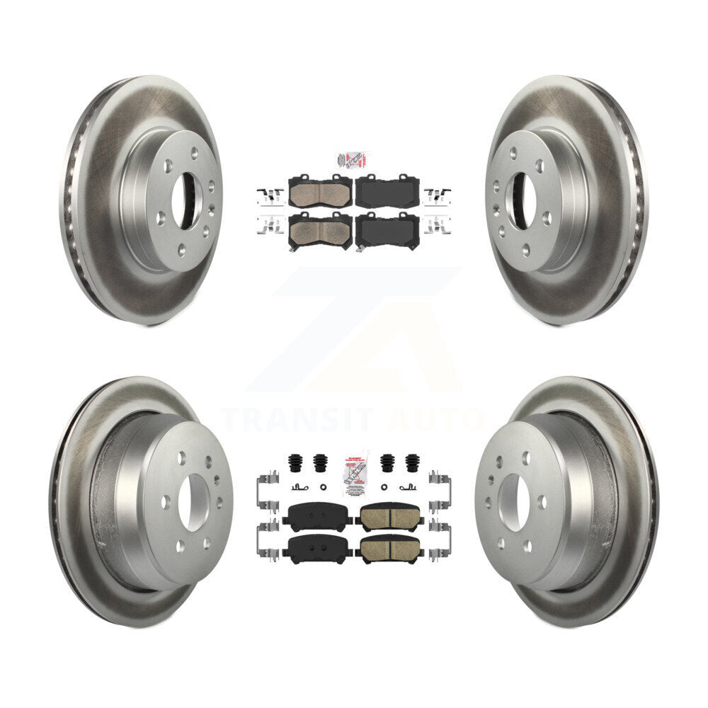 Transit Auto KGA-101154 Disc Brake Kit for 2015-2020 Chevrolet Colorado, GMC Canyon - Front and Rear