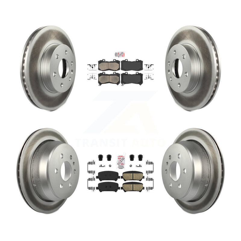 Transit Auto KGA-101154 Disc Brake Kit for 2015-2020 Chevrolet Colorado, GMC Canyon - Front and Rear