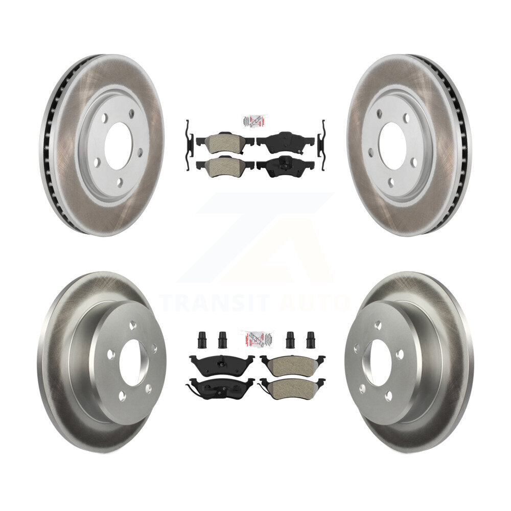 Transit Auto KGA-101155 Disc Brake Kit for 2001-2007 Dodge Grand Caravan, Chrysler Town & Country and More - Front and Rear