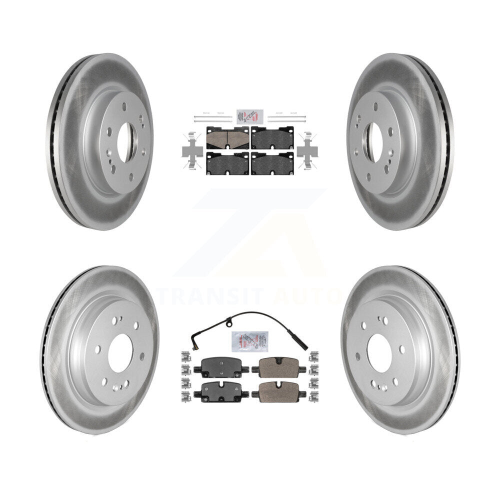Transit Auto KGA-101158 Disc Brake Kit for 2019-2024 Chevrolet Silverado 1500 LTD, GMC Sierra 1500 Limited and More - Front and Rear