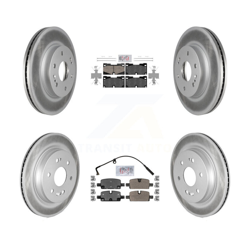 Transit Auto KGA-101158 Disc Brake Kit for 2019-2024 Chevrolet Silverado 1500 LTD, GMC Sierra 1500 Limited and More - Front and Rear