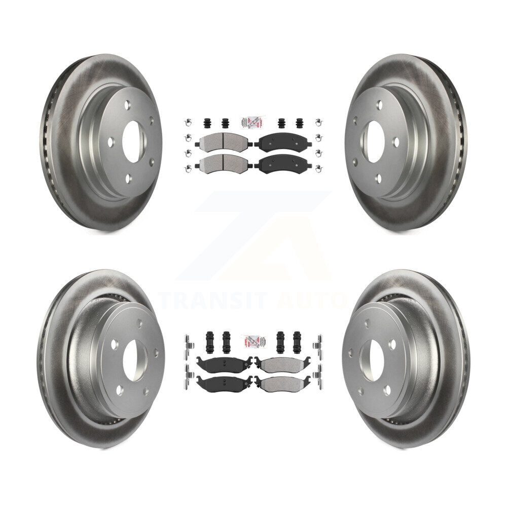 Transit Auto KGA-101172 Disc Brake Kit for 2006-2023 Ram 1500 Classic, Ram 1500 and More - Front and Rear