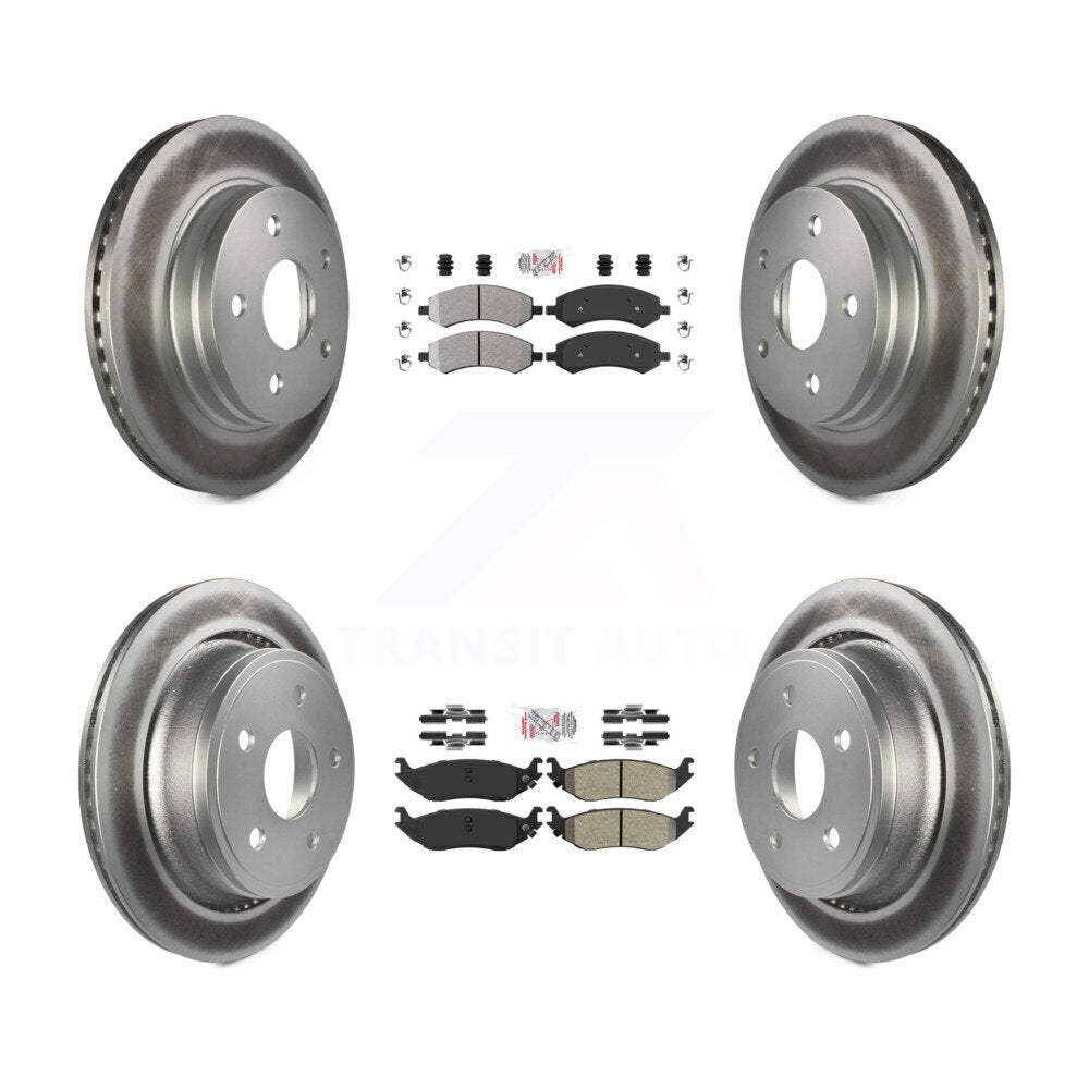 Transit Auto KGA-101176 Disc Brake Kit for 2006-2023 Ram 1500 Classic, Ram 1500 and More - Front and Rear