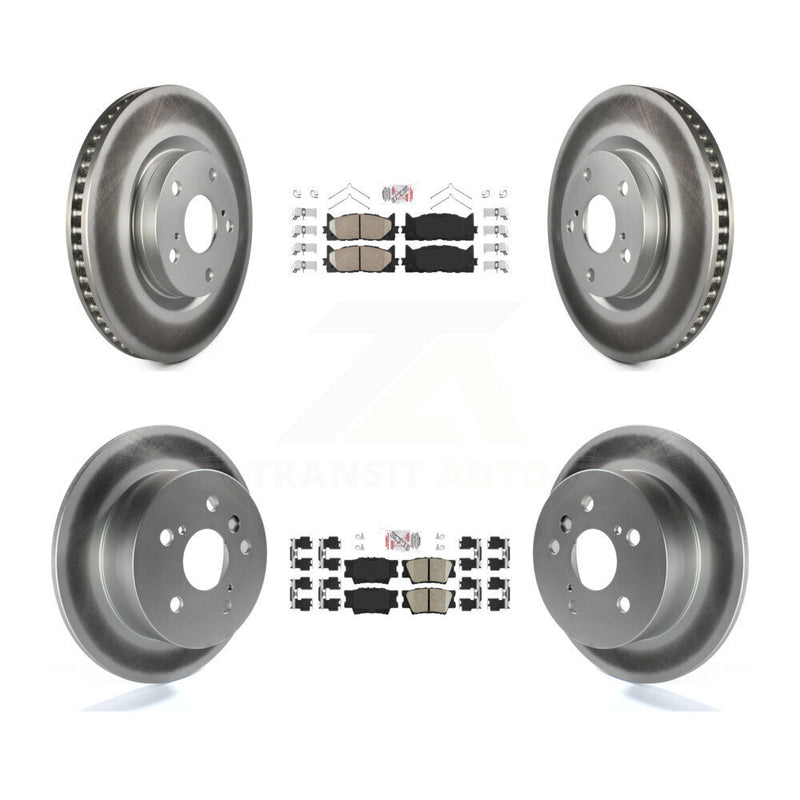 Transit Auto KGA-101178 Disc Brake Kit for 2007-2012 Toyota Avalon, Lexus ES350, Toyota Camry - Front and Rear
