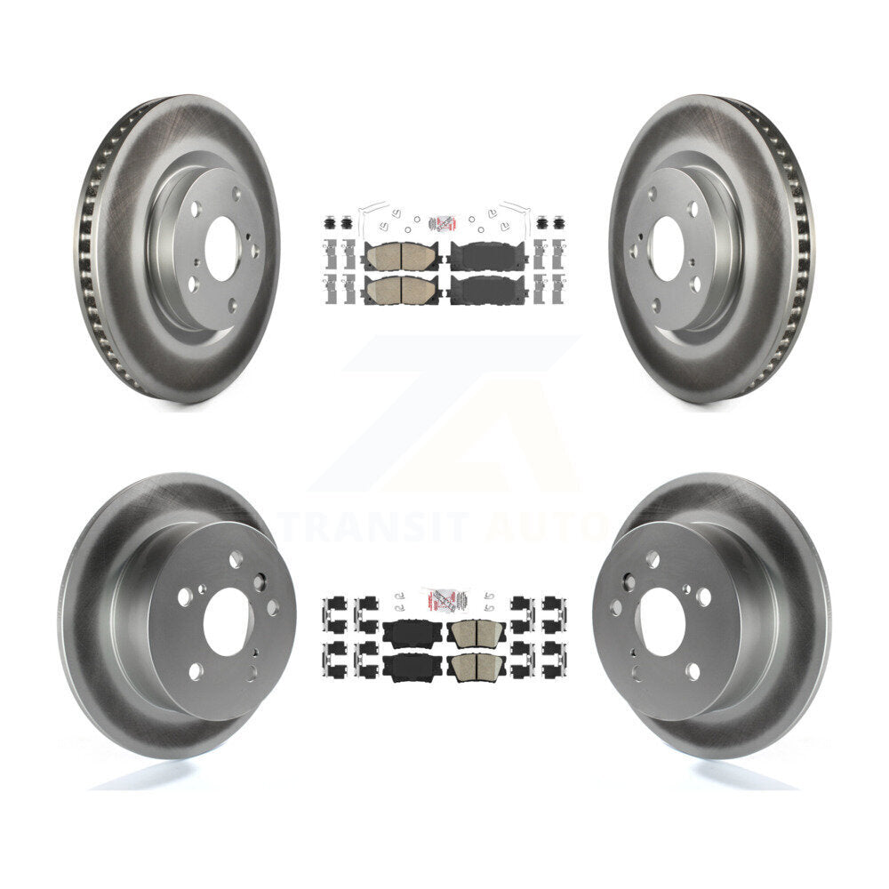 Transit Auto KGA-101179 Disc Brake Kit for 2007-2012 Toyota Avalon, Lexus ES350, Toyota Camry - Front and Rear