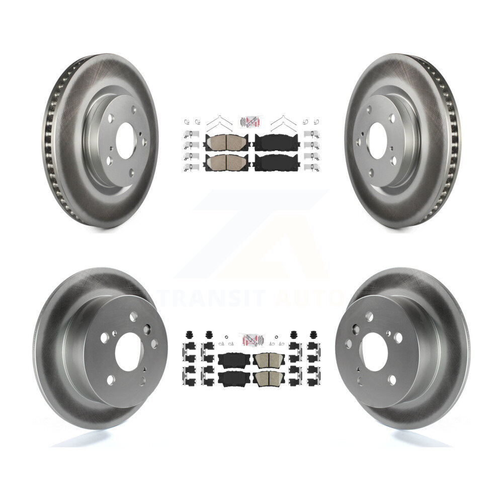 Transit Auto KGA-101180 Disc Brake Kit for 2007-2012 Toyota Avalon, Lexus ES350, Toyota Camry - Front and Rear