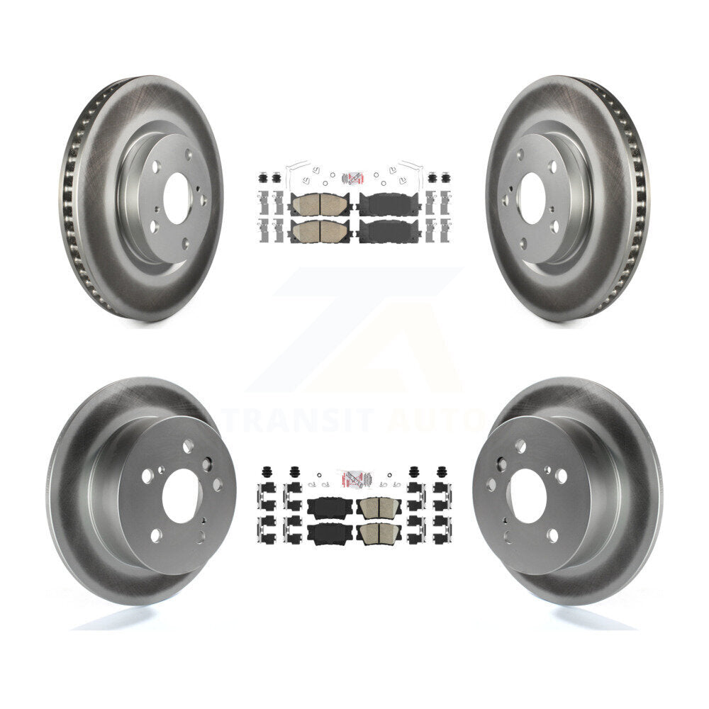 Transit Auto KGA-101181 Disc Brake Kit for 2007-2012 Toyota Avalon, Lexus ES350, Toyota Camry - Front and Rear