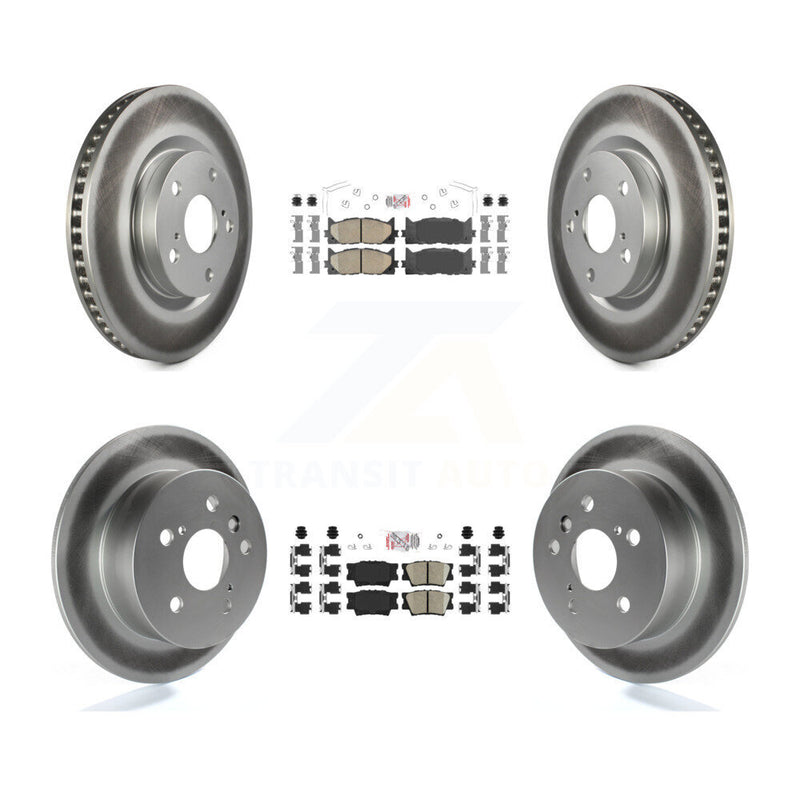 Transit Auto KGA-101181 Disc Brake Kit for 2007-2012 Toyota Avalon, Lexus ES350, Toyota Camry - Front and Rear