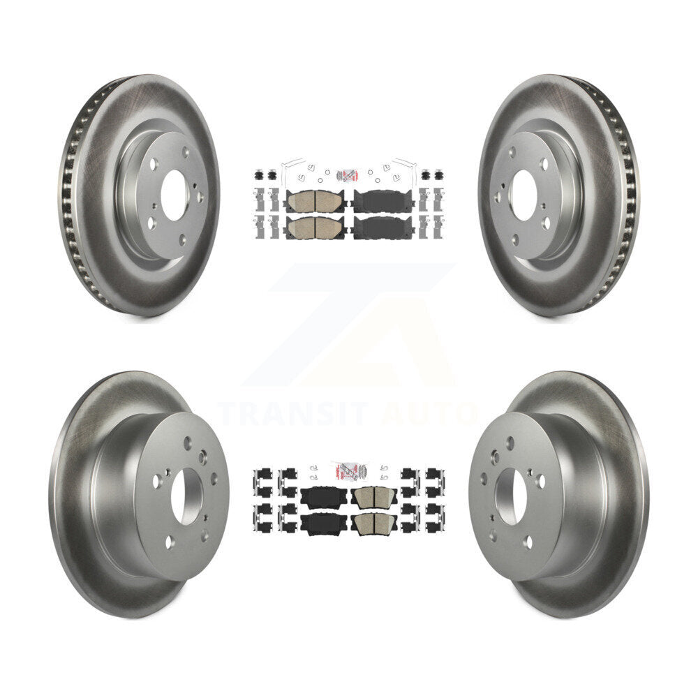 Transit Auto KGA-101183 Disc Brake Kit for 2012-2018 Lexus ES300h, Lexus ES350 and More - Front and Rear