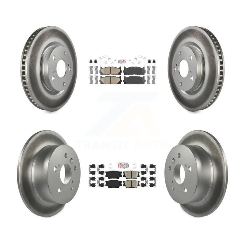Transit Auto KGA-101183 Disc Brake Kit for 2012-2018 Lexus ES300h, Lexus ES350 and More - Front and Rear