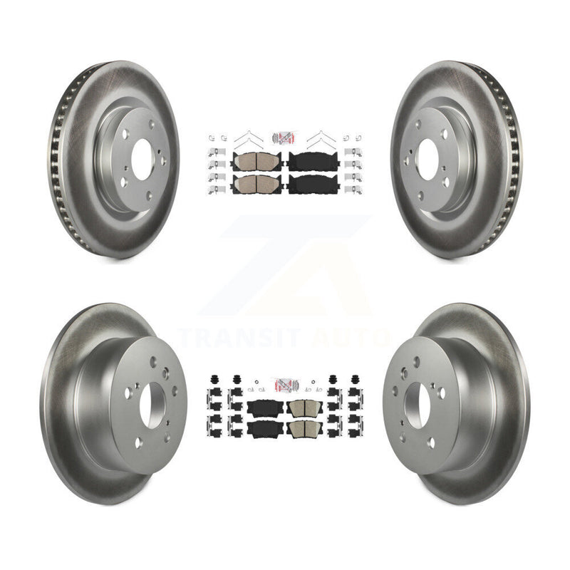 Transit Auto KGA-101184 Disc Brake Kit for 2012-2018 Lexus ES300h, Lexus ES350 and More - Front and Rear