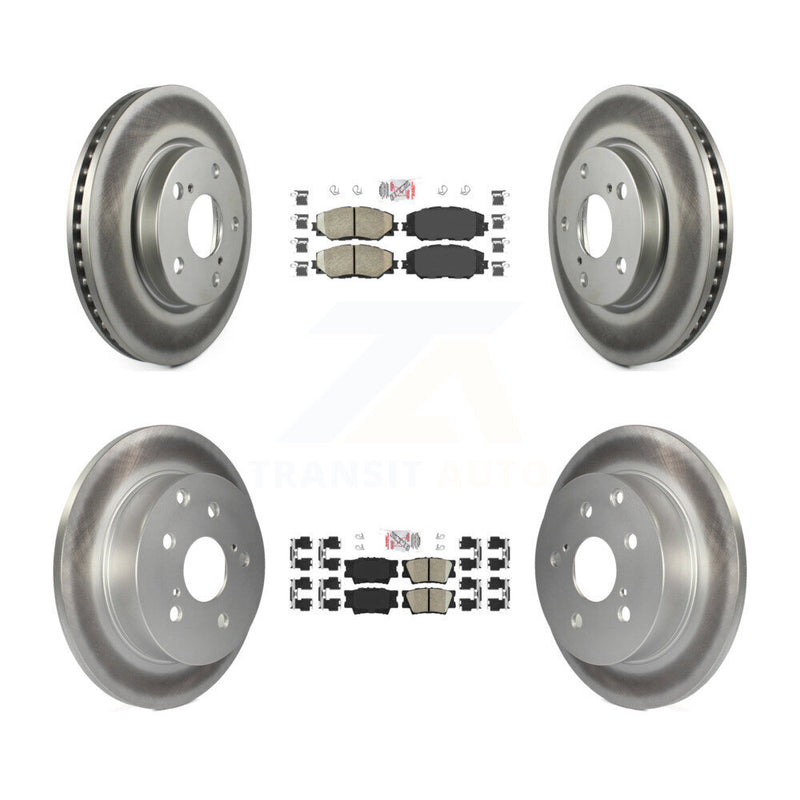 Transit Auto KGA-101186 Disc Brake Kit for 2006-2018 Toyota RAV4, Lexus HS250h - Front and Rear