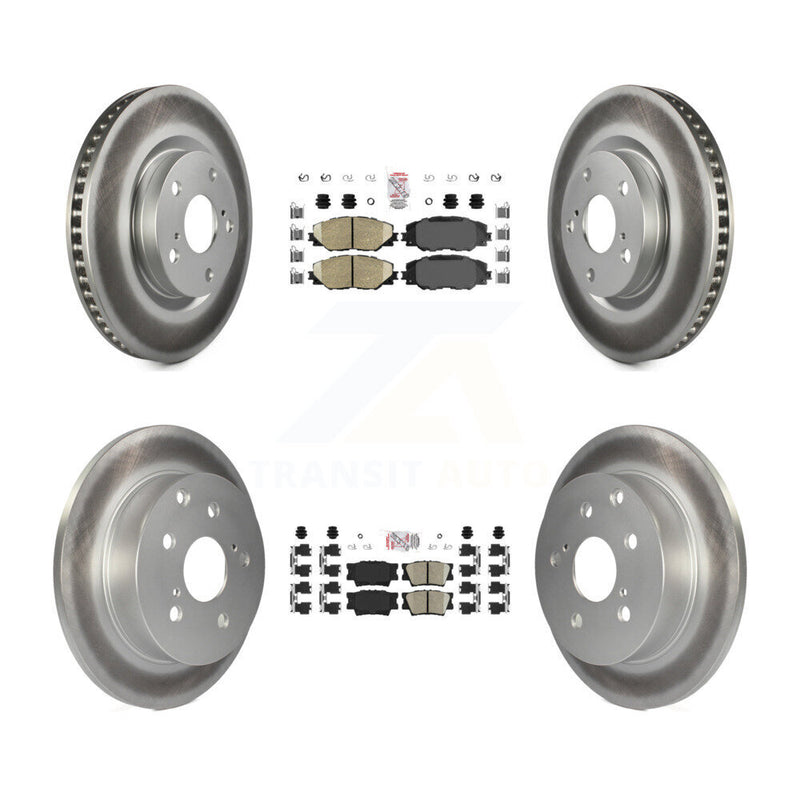 Transit Auto KGA-101190 Disc Brake Kit for 2006-2018 Toyota RAV4 - Front and Rear