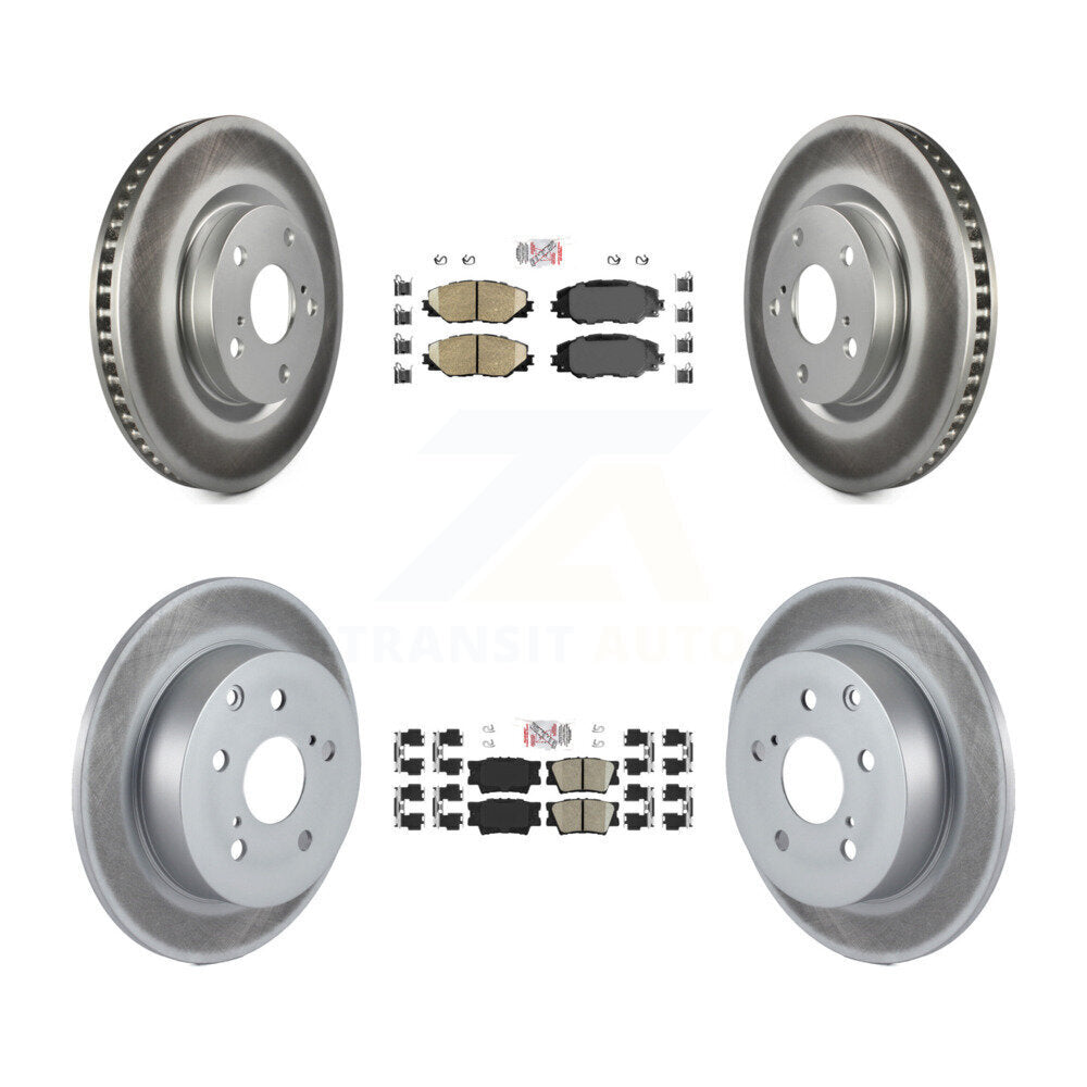 Transit Auto KGA-101191 Disc Brake Kit for 2009-2013 Pontiac Vibe, Toyota Matrix - Front and Rear