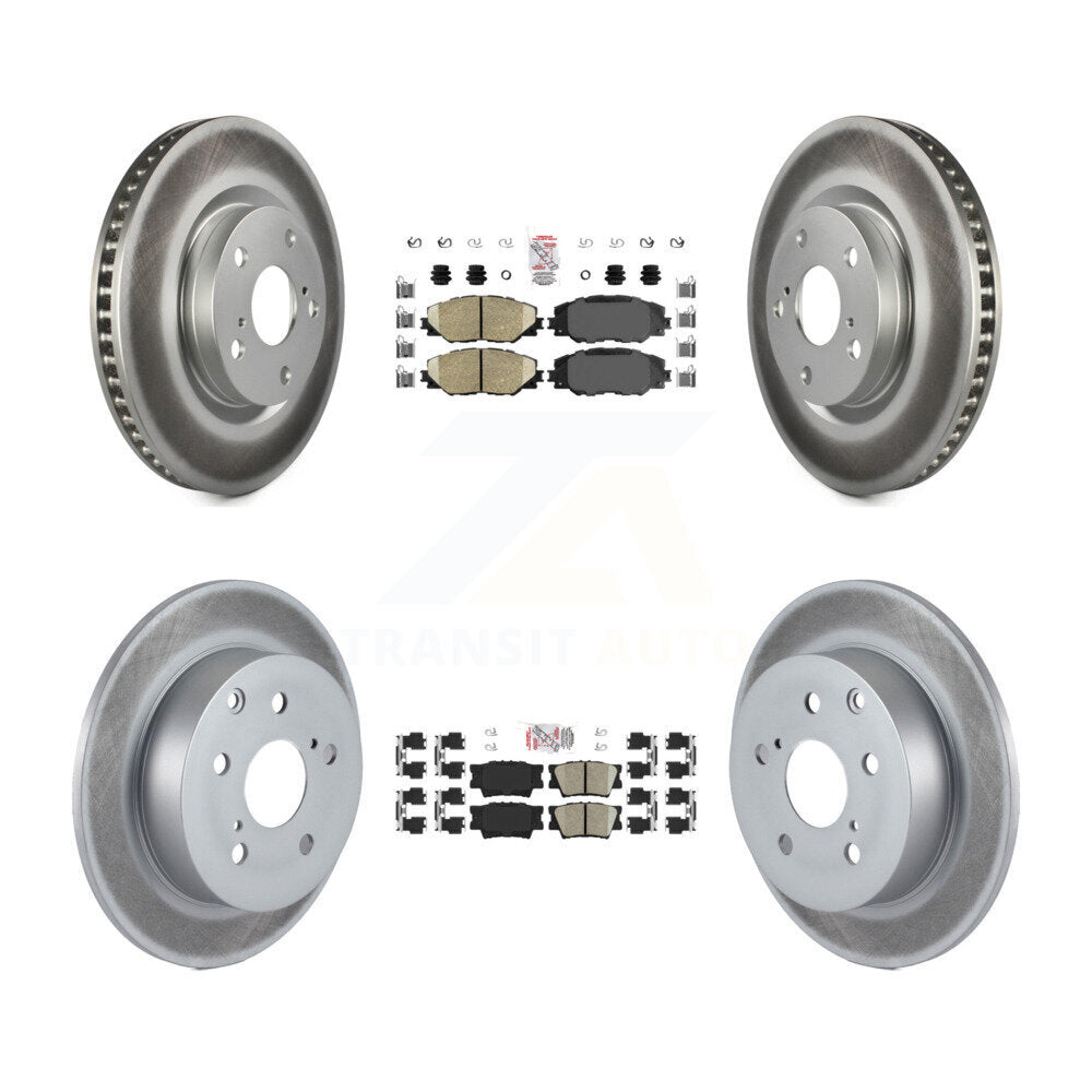 Transit Auto KGA-101192 Disc Brake Kit for 2009-2013 Pontiac Vibe, Toyota Matrix - Front and Rear