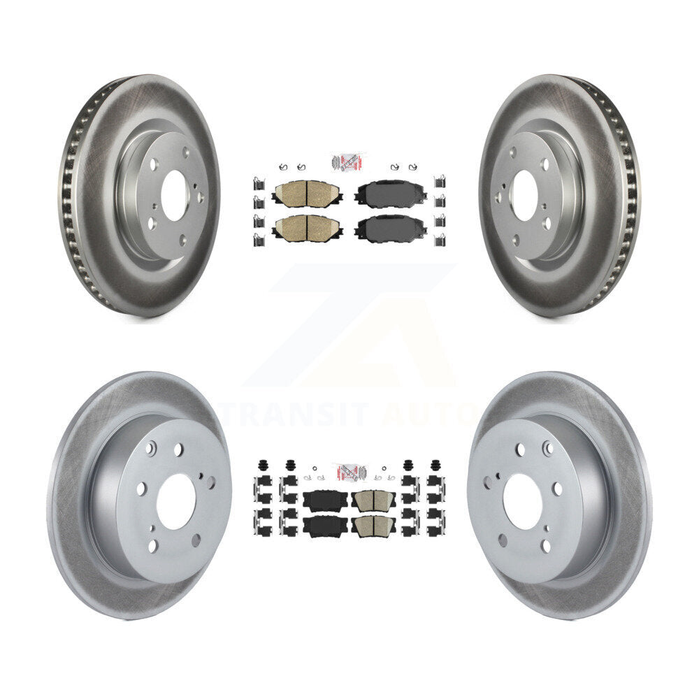 Transit Auto KGA-101193 Disc Brake Kit for 2009-2013 Pontiac Vibe, Toyota Matrix - Front and Rear