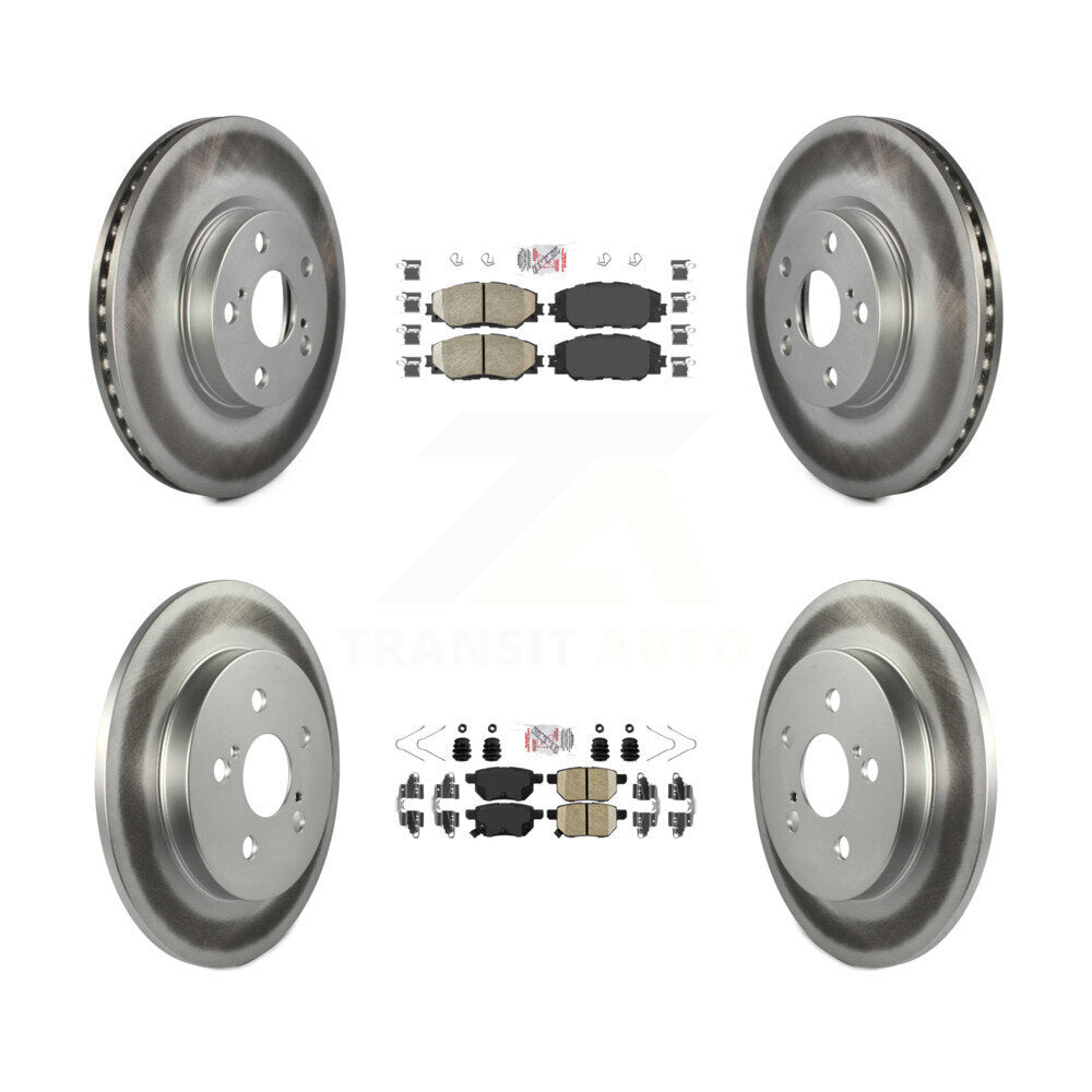 Transit Auto KGA-101195 Disc Brake Kit for 2009-2019 Toyota Corolla, Toyota Matrix, Pontiac Vibe - Front and Rear