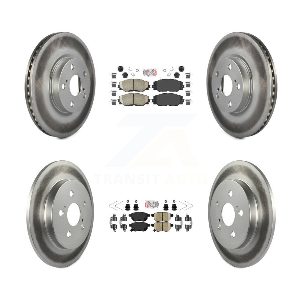 Transit Auto KGA-101196 Disc Brake Kit for 2009-2019 Toyota Corolla, Toyota Matrix, Pontiac Vibe - Front and Rear