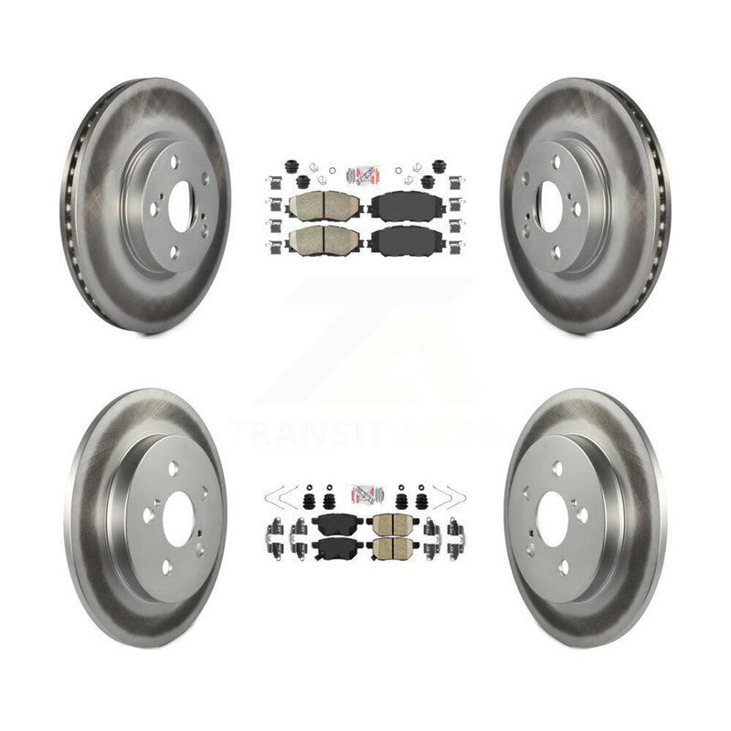 Transit Auto KGA-101196 Disc Brake Kit for 2009-2019 Toyota Corolla, Toyota Matrix, Pontiac Vibe - Front and Rear