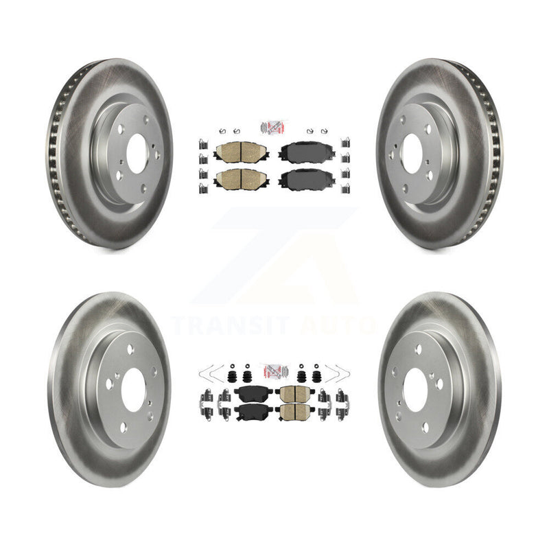 Transit Auto KGA-101197 Disc Brake Kit for 2009-2018 Toyota Corolla iM, Scion iM and More - Front and Rear