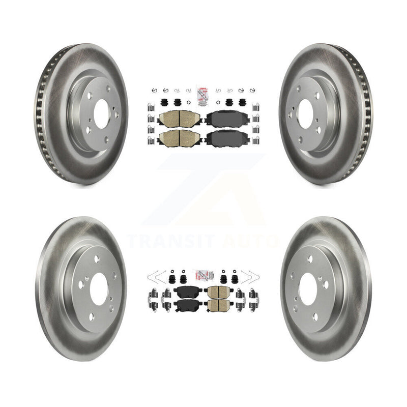 Transit Auto KGA-101198 Disc Brake Kit for 2009-2018 Toyota Corolla iM, Scion iM and More - Front and Rear