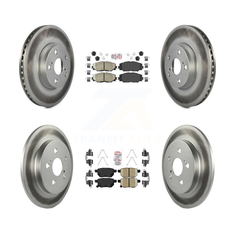 Transit Auto KGA-101200 Disc Brake Kit for 2009-2019 Toyota Corolla, Toyota Matrix, Pontiac Vibe - Front and Rear